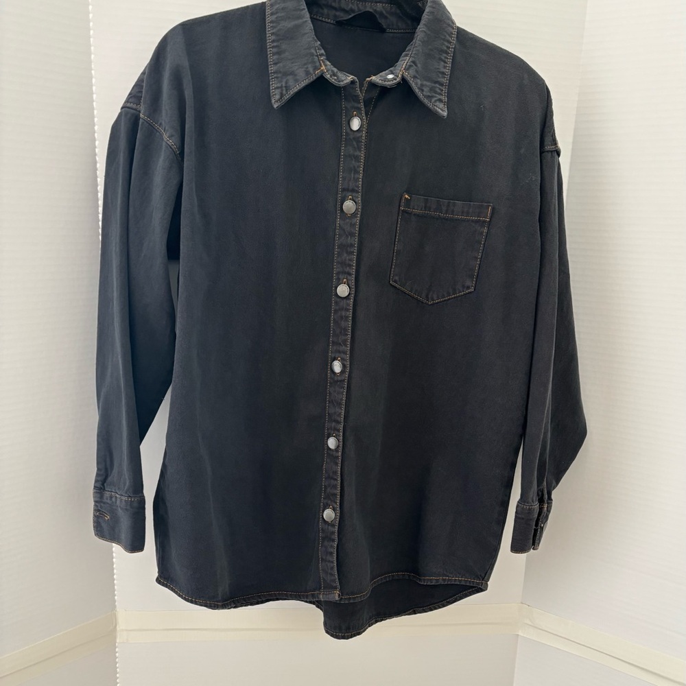 Cotton On Charcoal Button Down Shirt